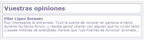 Heinzdelam -opiniones