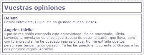 Oliviaardey -opiniones