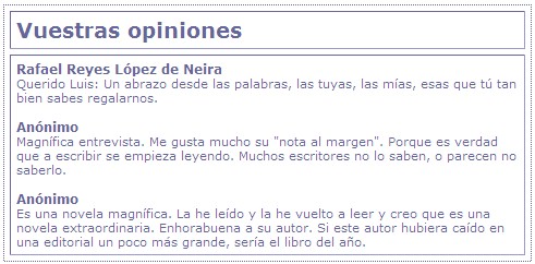 Luisquinones -opiniones