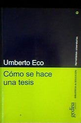 Cómo se hace una tesis Cómo se hace una tesis