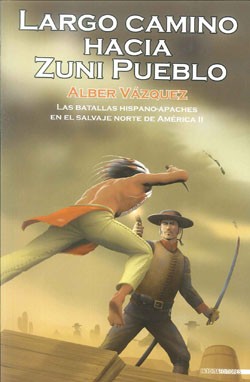 Largo camino hacia Zuni pueblo