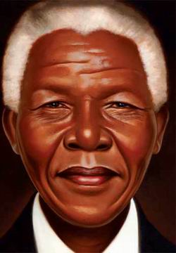 Nelson Mandela. Ilustrado Nelson Mandela. Ilustrado