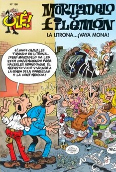 Mortadelo y Filemón: La litrona… ¡vaya mona! Mortadelo y Filemón: La litrona… ¡vaya mona!