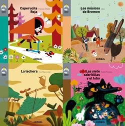 Los músicos de Bremen; Caperucita Roja; La lechera; Las siete cabritillas y el lobo Los músicos de Bremen; Caperucita Roja; La lechera; Las siete cabritillas y el lobo