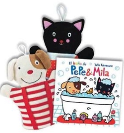Pack El baño de Pepe y Mila + Manoplas Pack El baño de Pepe y Mila + Manoplas
