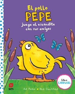 El pollo Pepe juega al escondite con sus amigos