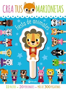 Crea tus propias marionetas. Fiesta de animales