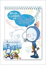 Dibuja y colorea con Pupi (contiene ceras de colores) Dibuja y colorea con Pupi (contiene ceras de colores)