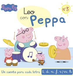 Un cuento para cada letra: t, d, n, f, r/rr, h (Leo con Peppa 3)