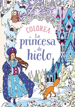 Colorea La princesa de hielo Colorea La princesa de hielo