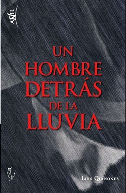 Un hombre detrás de la lluvia