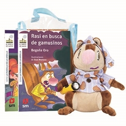 PACK RASI. Rasi en busca de gamusinos & Una noche en el colegio. Incluye peluche PACK RASI. Rasi en busca de gamusinos & Una noche en el colegio. Incluye peluche